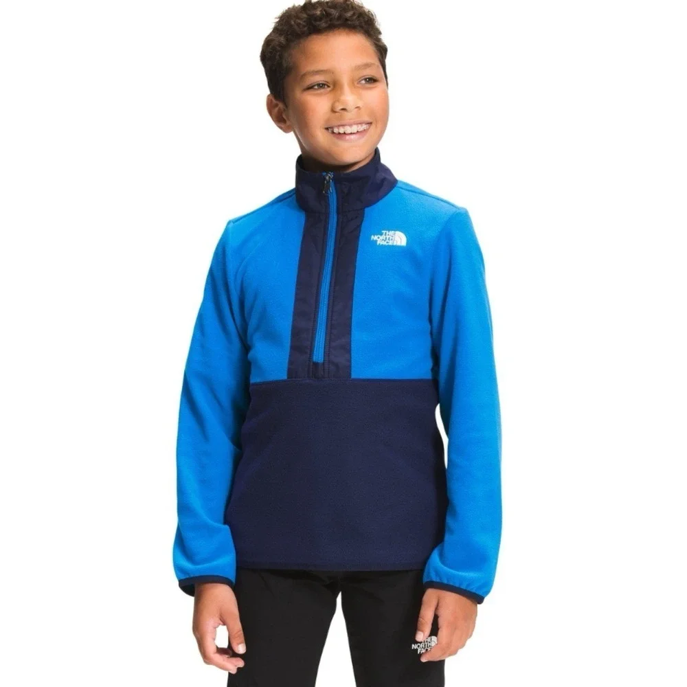 The North Face® Teen XL Glacier™ 1/2 Zip Jacket in Blue